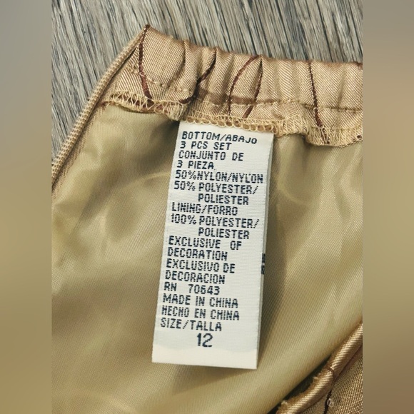 Jessica Howard 3 Piece Evening Wear Set Size 12 Jacket, Skirt, Sleeveless Top - Picture 13 of 16